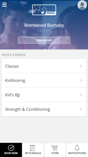 InFighting Training Centers Screen 2