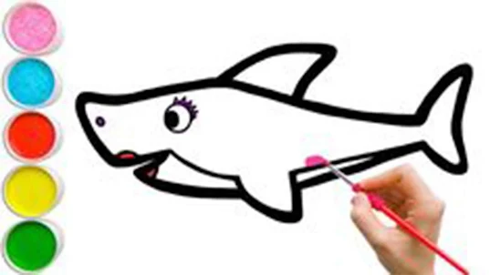 Shark Coloring Fun