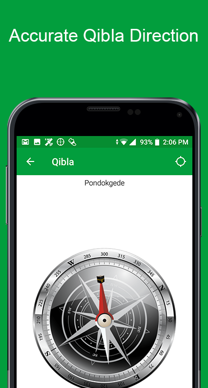 Android application Waktu Solat -Kiblat, Azan, Doa, Al Mathurat Sugro screenshort