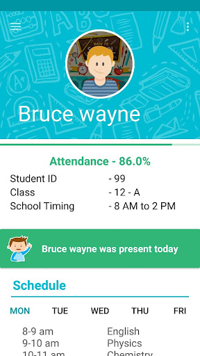 Android application Noorul Islam Niswan School screenshort