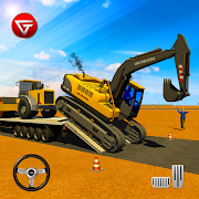 Heavy Excavator Machines: Transporter Truck Games