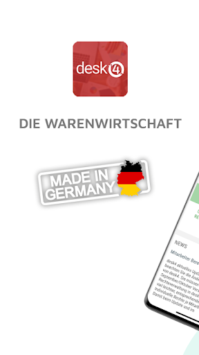 Android application desk4 - Cloud Warenwirtschaft screenshort