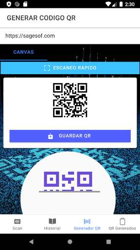 QR-SCANNER Screen 2