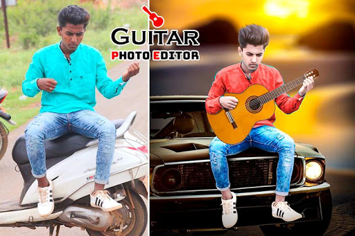 Android application Guitar Photo Frame screenshort