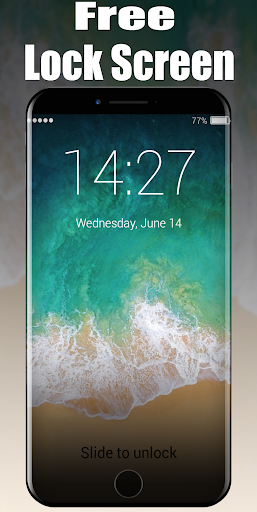 Android application Lock Screen for IOS Phone screenshort