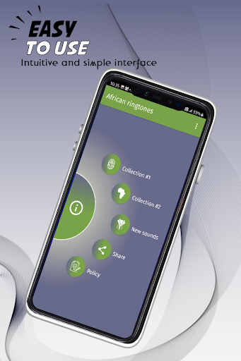 African ringtone. Screen 2