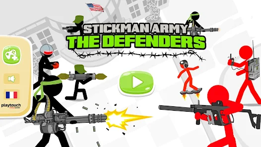 Stickman Army: The Defenders - Jogos grátis, jogos online gratuitos 