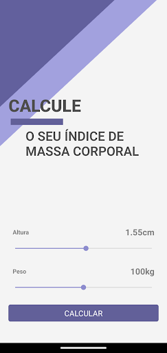 Android application BodyMassMate screenshort