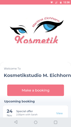 Android application Kosmetikstudio M. Eichhorn screenshort