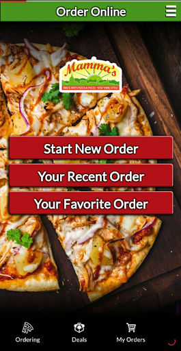 Android application Mamma's Brick Oven Pizza & Pas screenshort