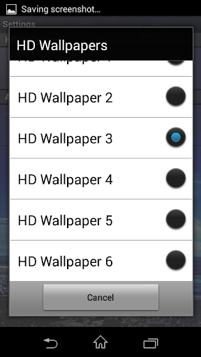 GalaxyParadiseHDLiveWallpaper Screen 2