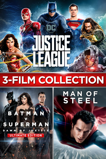 Justice League/Batman v Superman: Dawn of Justice Ultimate Edition/Man of  Steel - Movies on Google Play