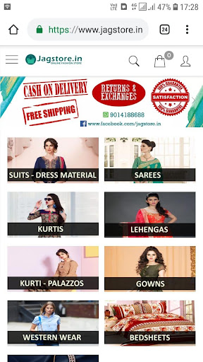 Android application Jagstore.in - Fashion Shopping screenshort