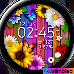 Image de l'icône Colorful Bloom - Watchface