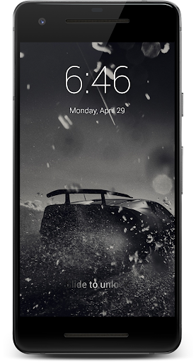 Race Cars HD Lock Screen