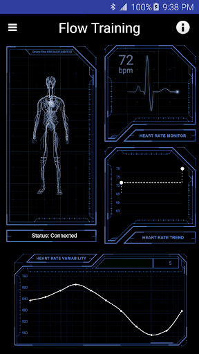 Android application FLOW HRV: STRESS RELIEF GAMES, screenshort