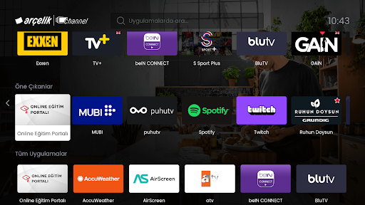 Arçelik Channel Screen 3
