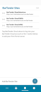 BarTender Mobile App Unknown