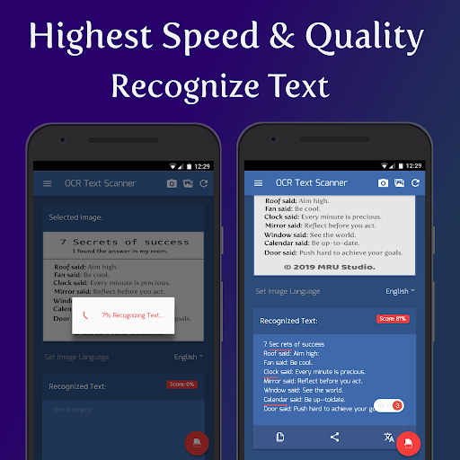 OCR TextScanner: Image to Text Screen 2