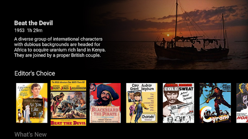 Android application Amazing Classic Movies & TV screenshort