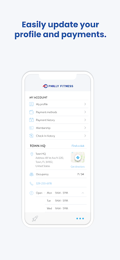 Screenshot of Philly Fitness