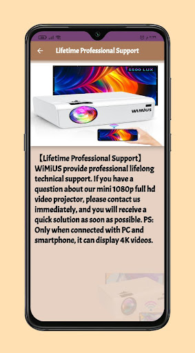 wimius k2 projector guide Screen 3