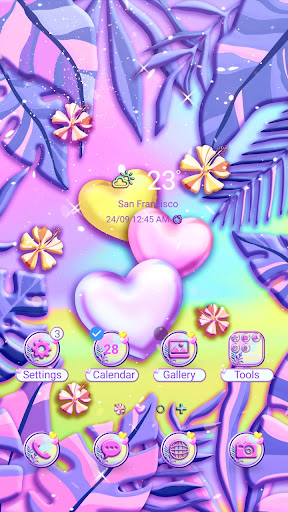 Android application Tropical Heart - Wallpaper screenshort