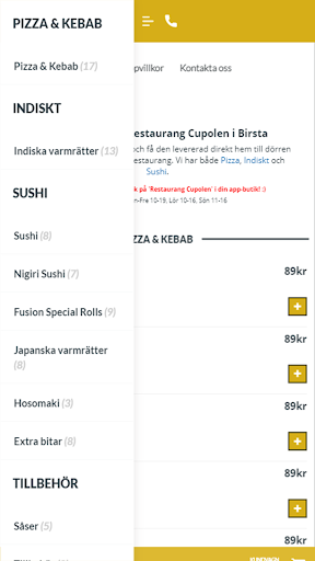 Restaurang Cupolen Screen 2