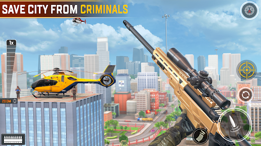 Sniper Games 2023: Gun Game 3D
