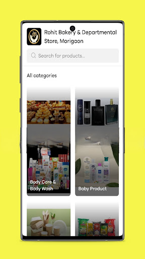 Android application Rohit Bakery: Bakery & Grocery screenshort