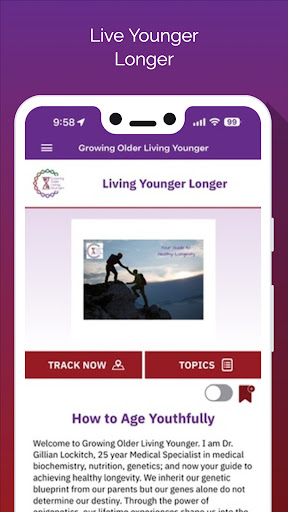 Growing Older Living Younger Screen 2