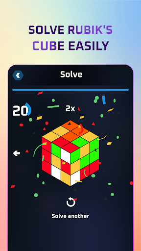 Android application Rubik Cube Solver screenshort