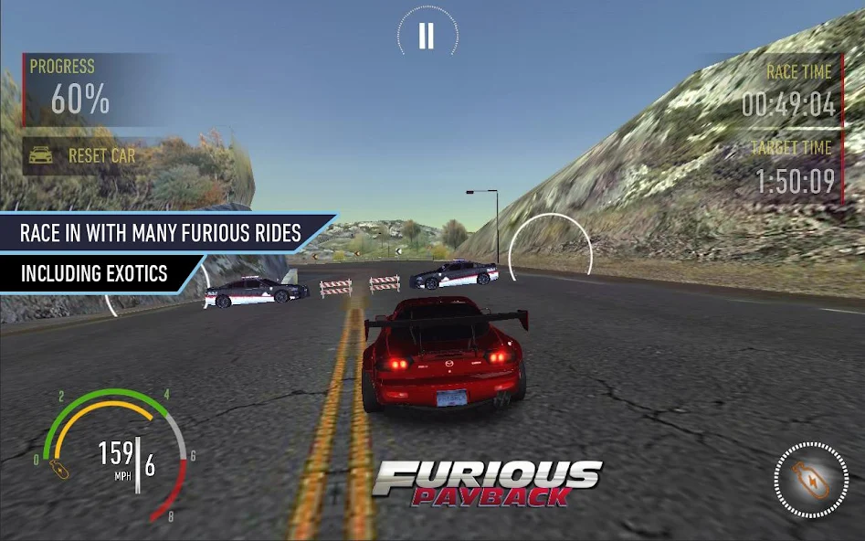 تحميل لعبة Furious Payback Racing مهكرة للاندرويد