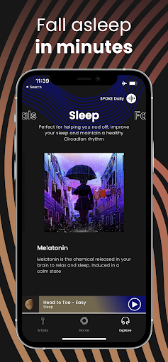 SPOKE - Music, Meditate, Sleep Screen 2
