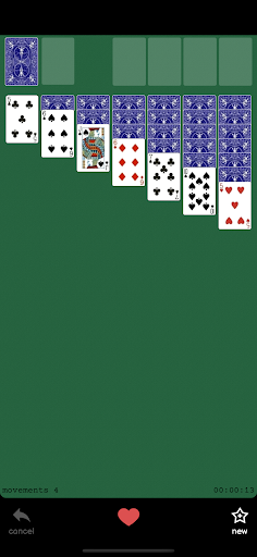 Android application Solitaire : classic cards game screenshort