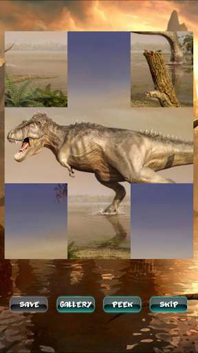 Android application Dinosaurs Jurassic Puzzles screenshort