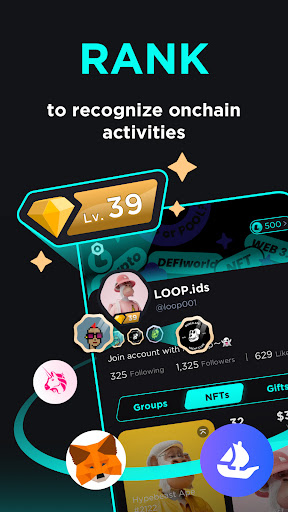 Android application LOOP Space: Chat Space & Gift screenshort
