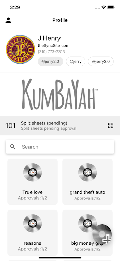 KumBaYah® -Digital Song Splits Screen 3