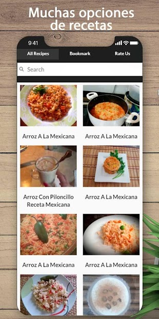 Screenshot 2 Deliciosas recetas de arroz mexicano android