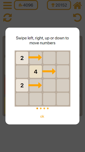 2048 - number puzzle game Screen 3
