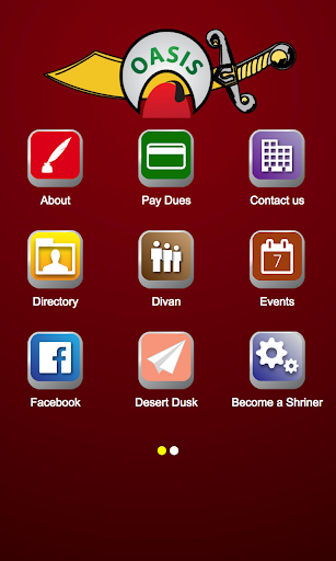 Android application Oasis Shriners screenshort