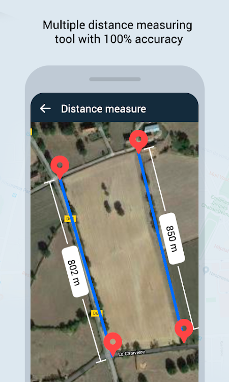 GPS Area Measure On Map - 1.14 - (Android)