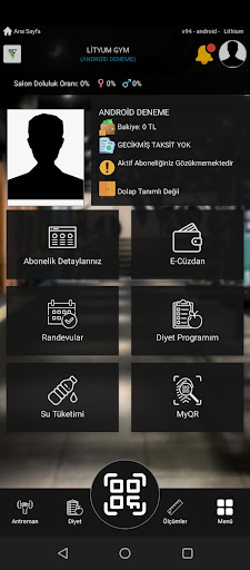 Android application Lithium Sports Center screenshort