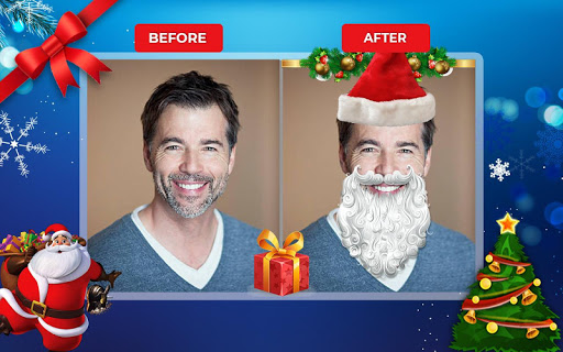 Santa Claus photo editor Chri