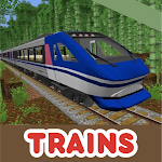 Cover Image of Download Trains mod for minecraft pe  APK