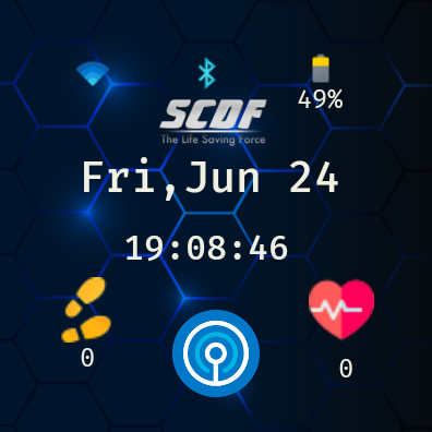 Android application SCDF Watch Face screenshort