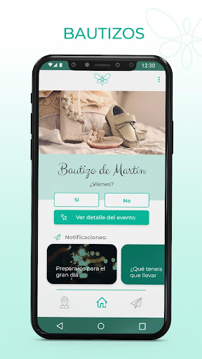 Android application Con cola & pajarita screenshort