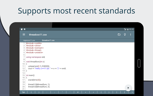 Cxxdroid - C/C++ compiler IDE - Education - apps
