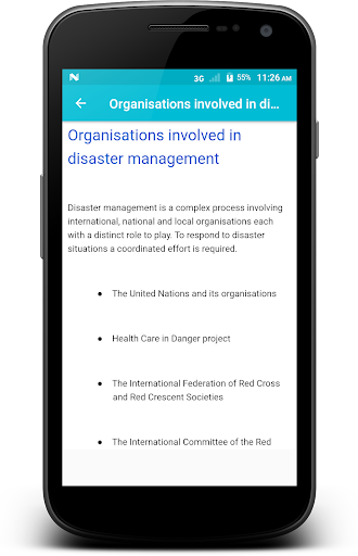 Disaster Management Screen 3