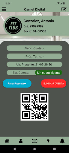 Fit Club Screen 2